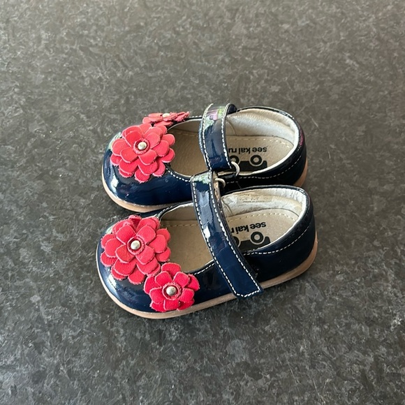 Toddler Girl SEE KAI RUN MARY JANE PATEN LEATHER SHOES - Picture 4 of 7